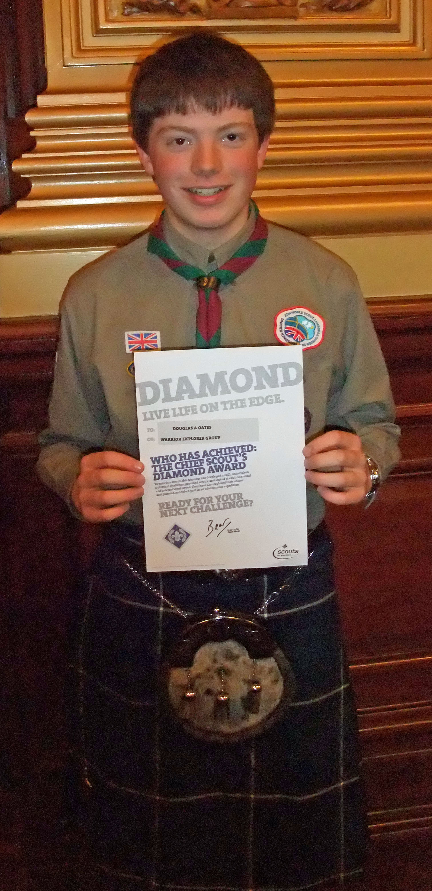 Warrior Explorer Receives Award