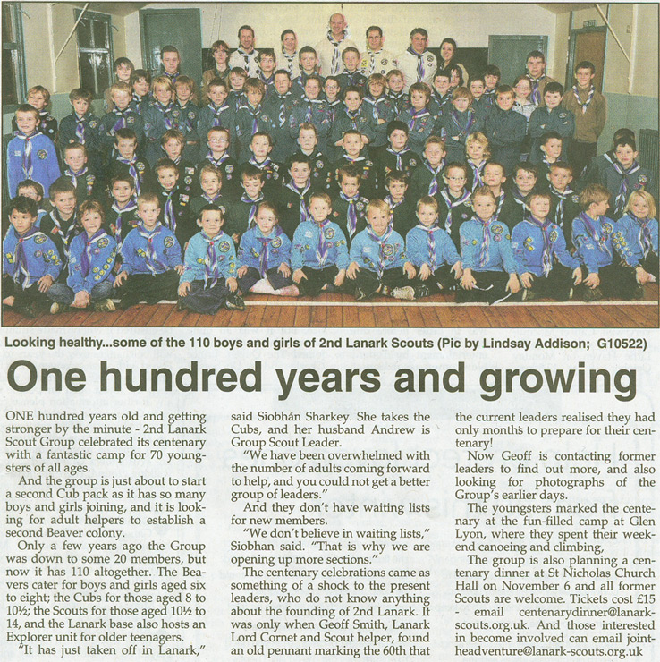 One hundred years and growing